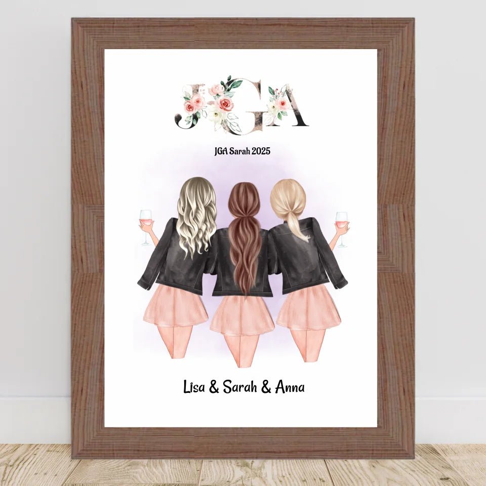 Junggesellinnenabschied 3 beste Freundin Bild - Cantty