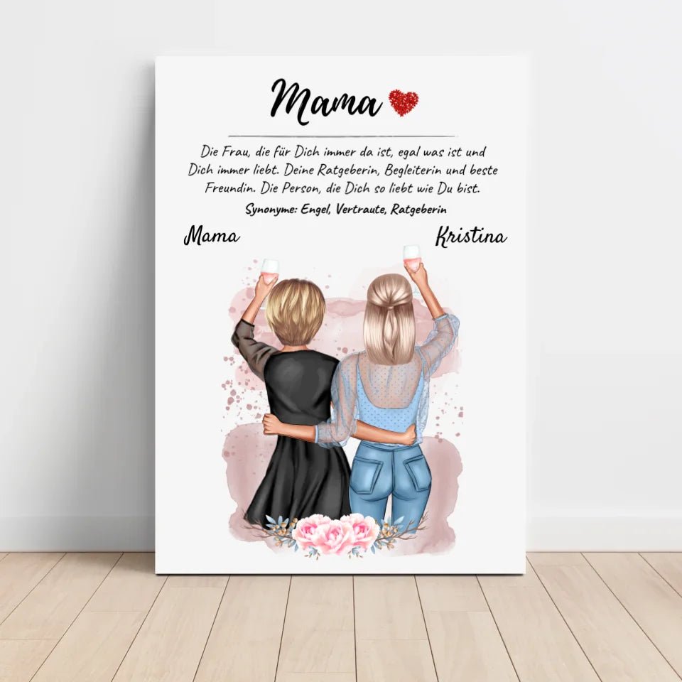 Poster Mama Definition Geschenk von Tochter - Cantty