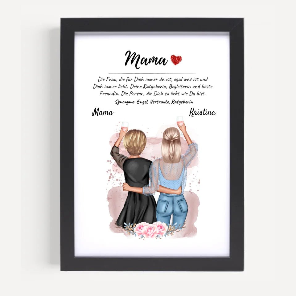 Poster Mama Definition Geschenk von Tochter - Cantty