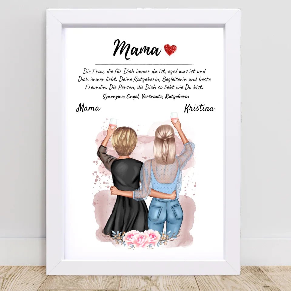 Poster Mama Definition Geschenk von Tochter - Cantty