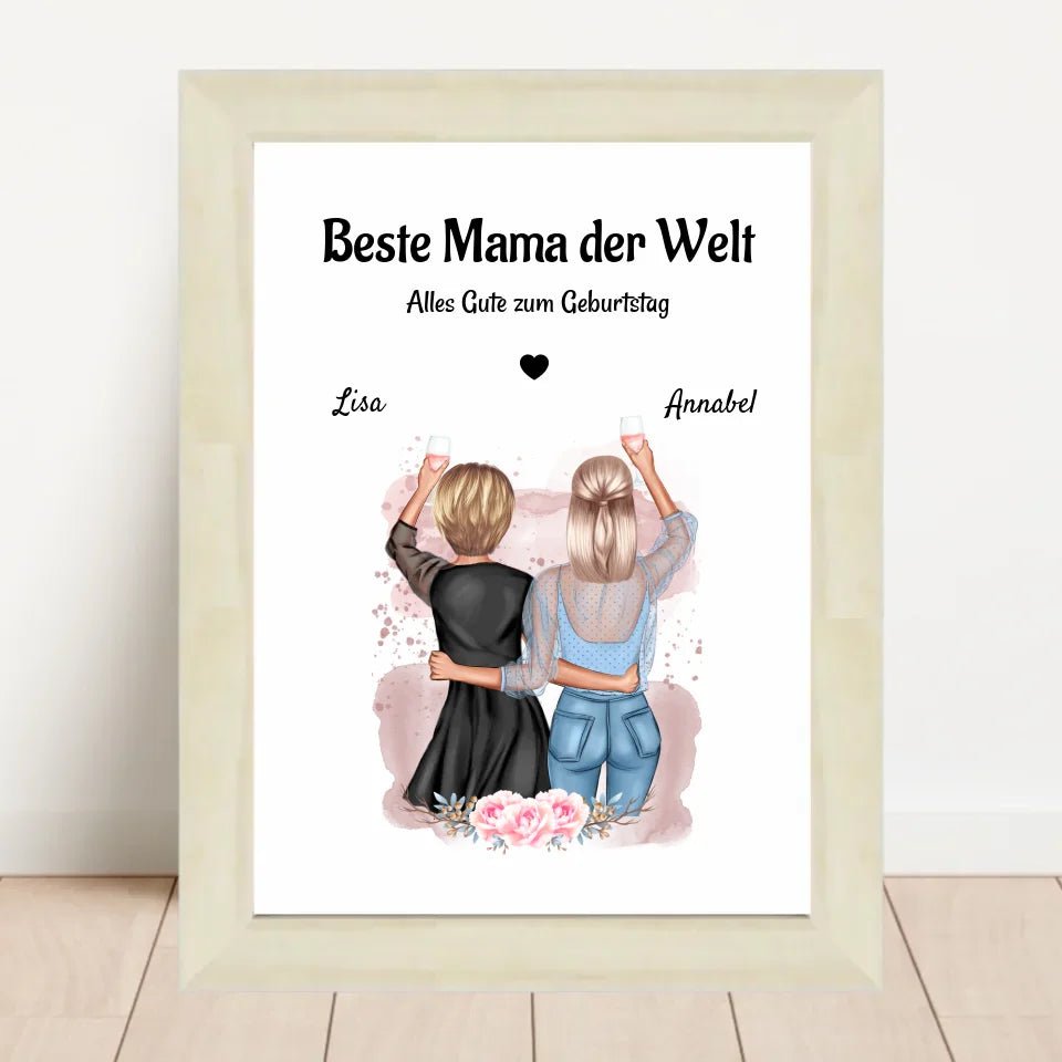Poster Mama Definition Geschenk von Tochter - Cantty