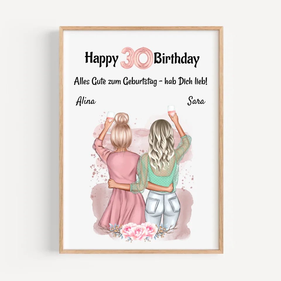 Geburtstagsgeschenk Tochter 30 Jahre Poster - Cantty