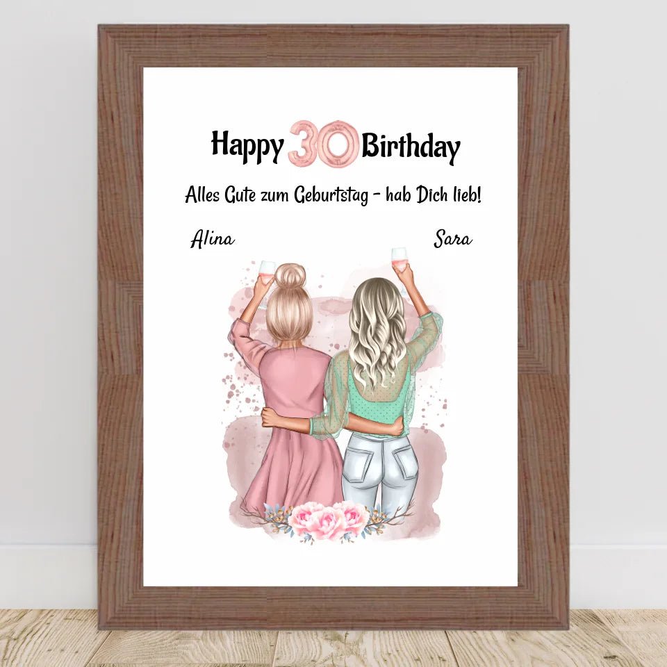 Geburtstagsgeschenk Tochter 30 Jahre Poster - Cantty