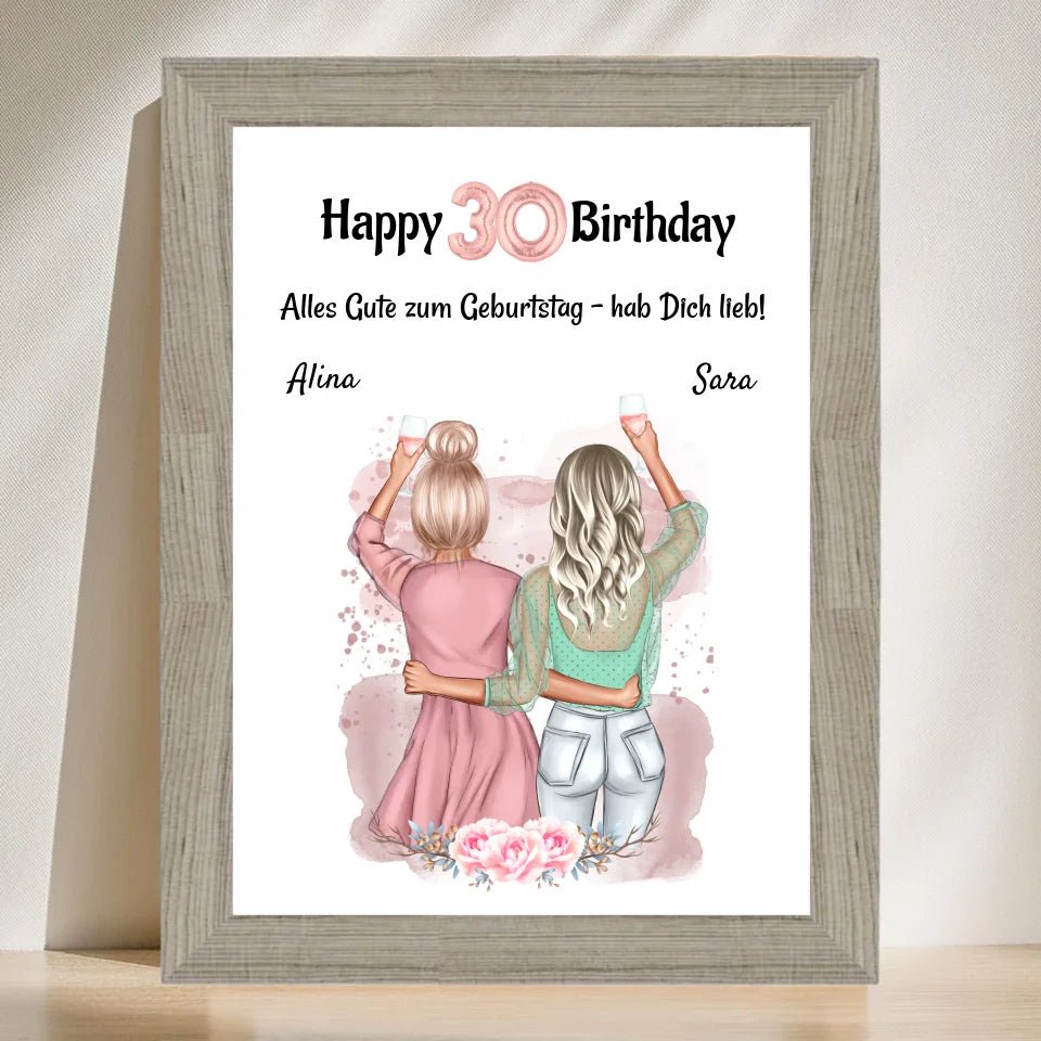 Geburtstagsgeschenk Tochter 30 Jahre Poster - Cantty
