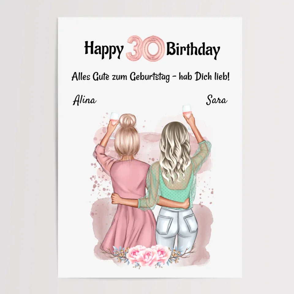 Geburtstagsgeschenk Tochter 30 Jahre Poster - Cantty