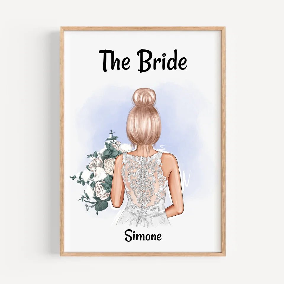 Braut Bild Geschenk zur Hochzeit - Cantty