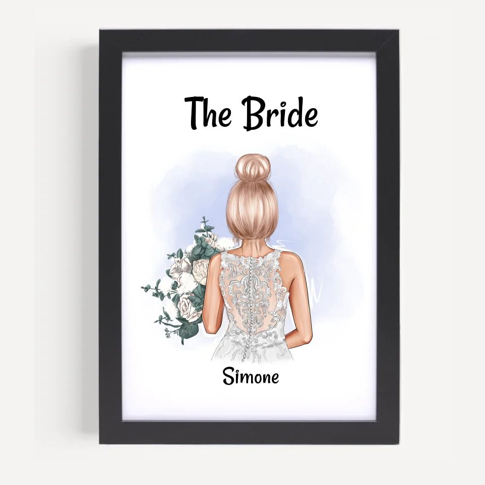 Braut Bild Geschenk zur Hochzeit - Cantty