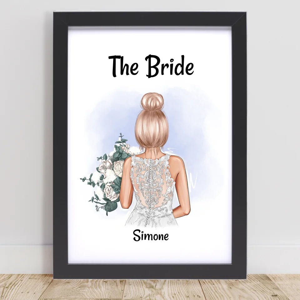 Braut Bild Geschenk zur Hochzeit - Cantty