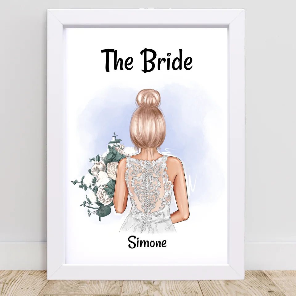 Braut Bild Geschenk zur Hochzeit - Cantty