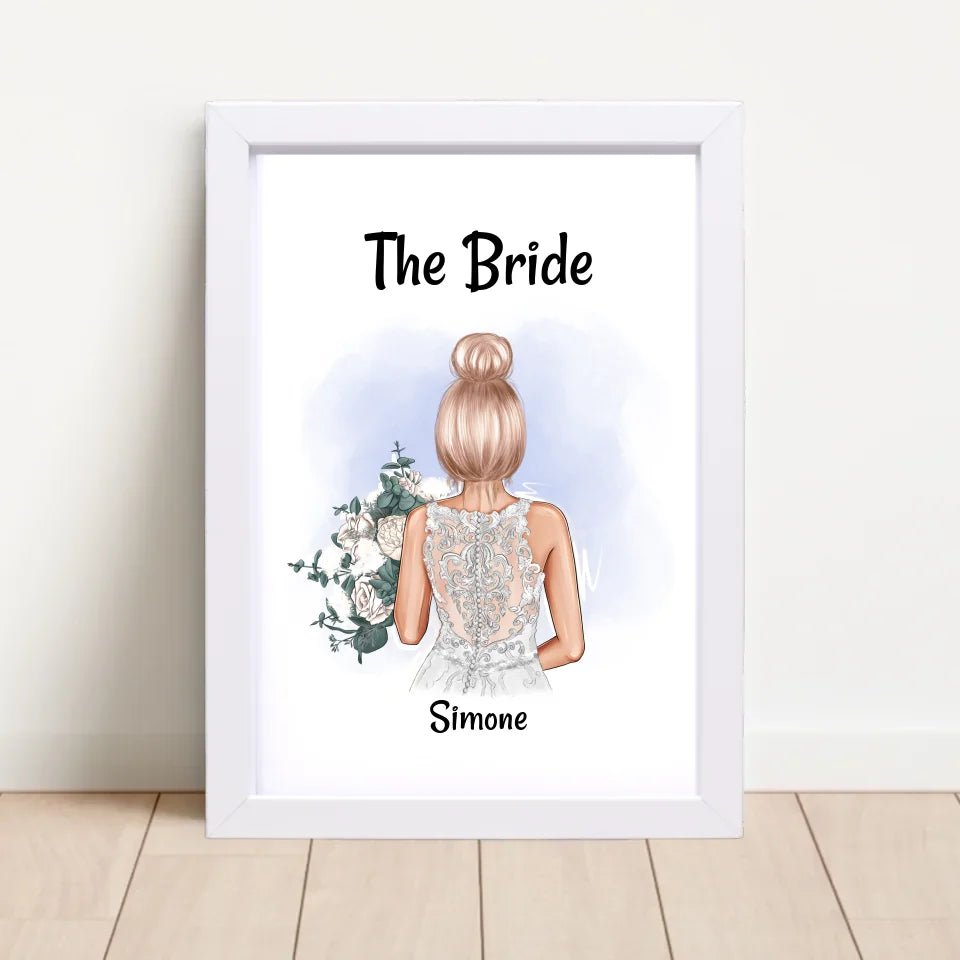 Braut Bild Geschenk zur Hochzeit - Cantty