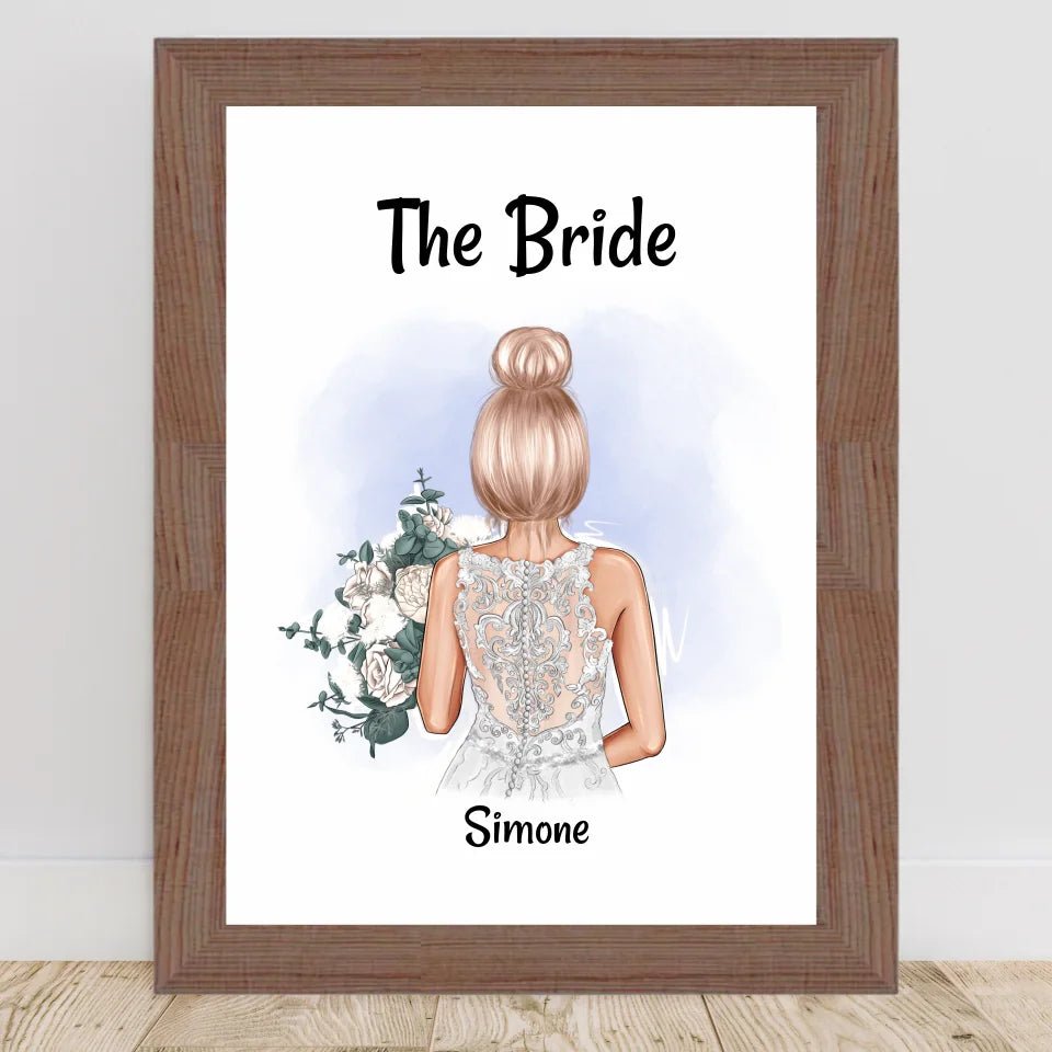 Braut Bild Geschenk zur Hochzeit - Cantty