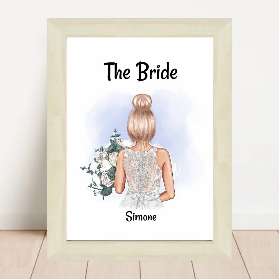 Braut Bild Geschenk zur Hochzeit - Cantty