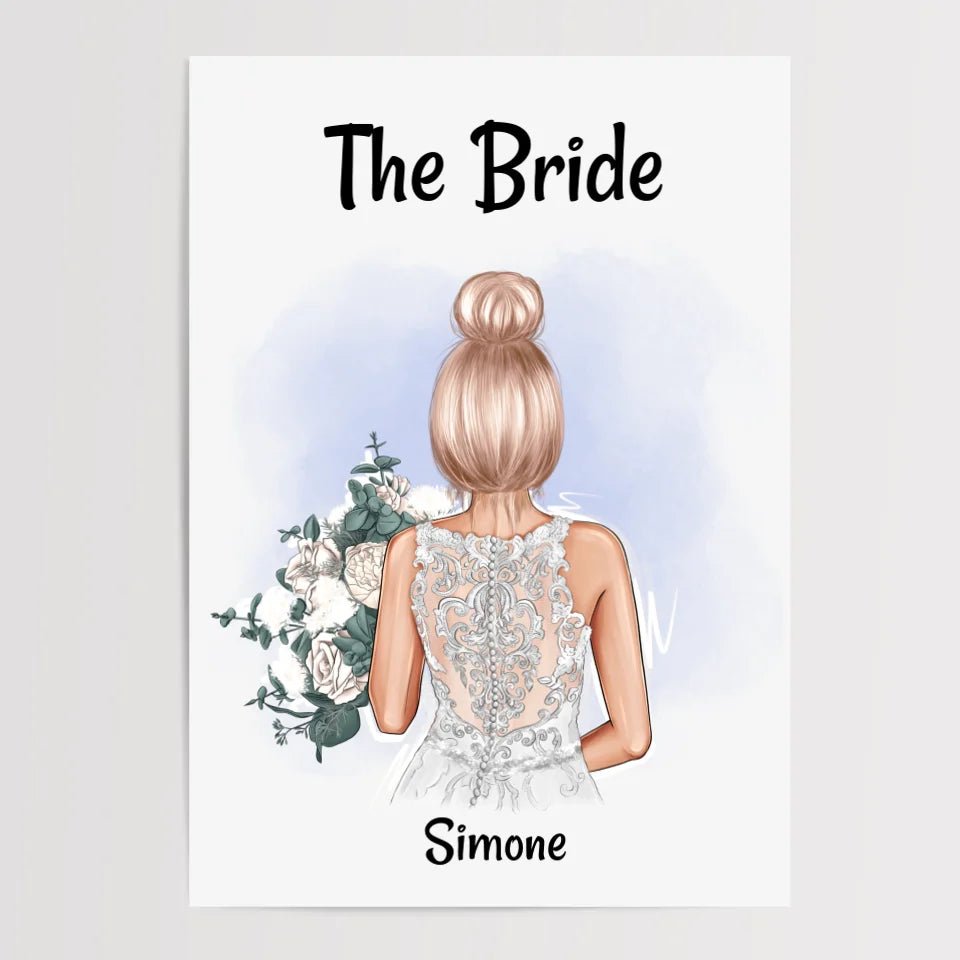 Braut Bild Geschenk zur Hochzeit - Cantty