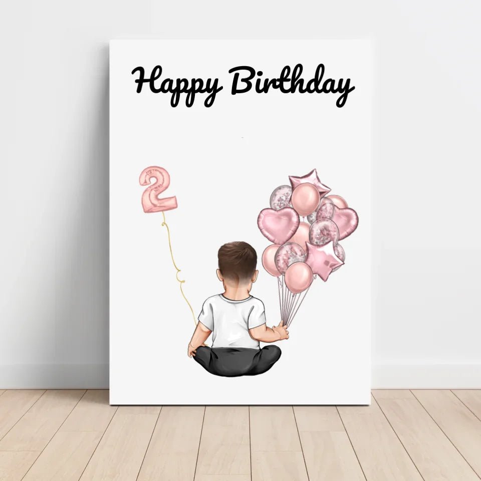 2. Geburtstag Geschenk Poster für Jungen - Cantty