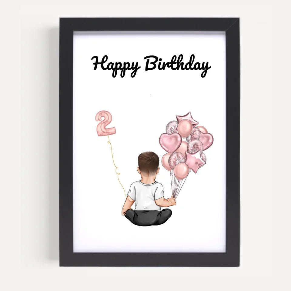 2. Geburtstag Geschenk Poster für Jungen - Cantty