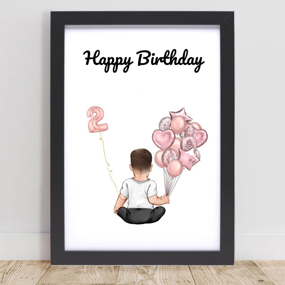 2. Geburtstag Geschenk Poster für Jungen - Cantty