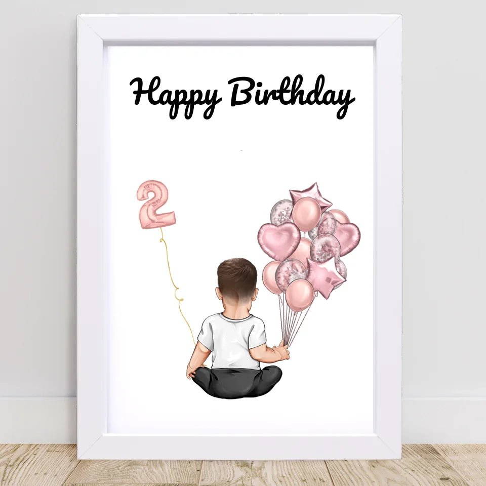 2. Geburtstag Geschenk Poster für Jungen - Cantty