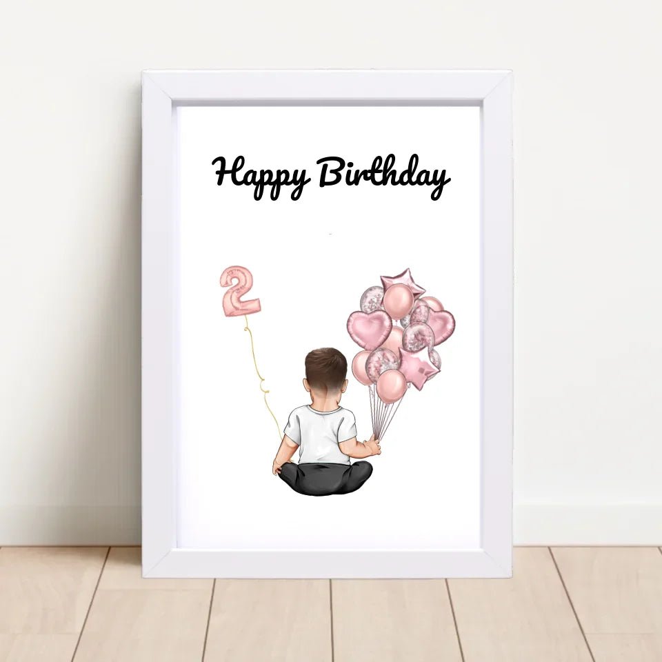 2. Geburtstag Geschenk Poster für Jungen - Cantty