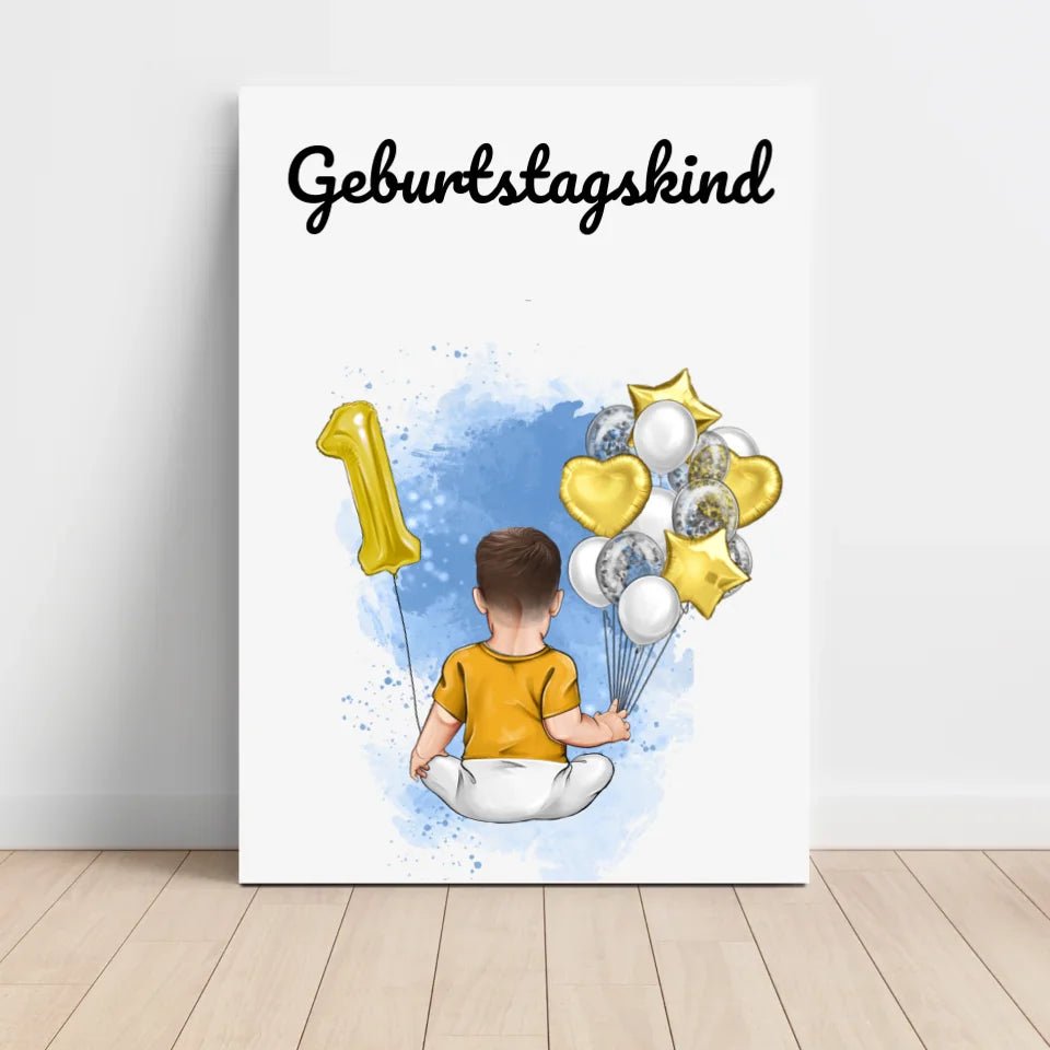 Poster Geschenk 1. Geburtstag für Junge - Cantty