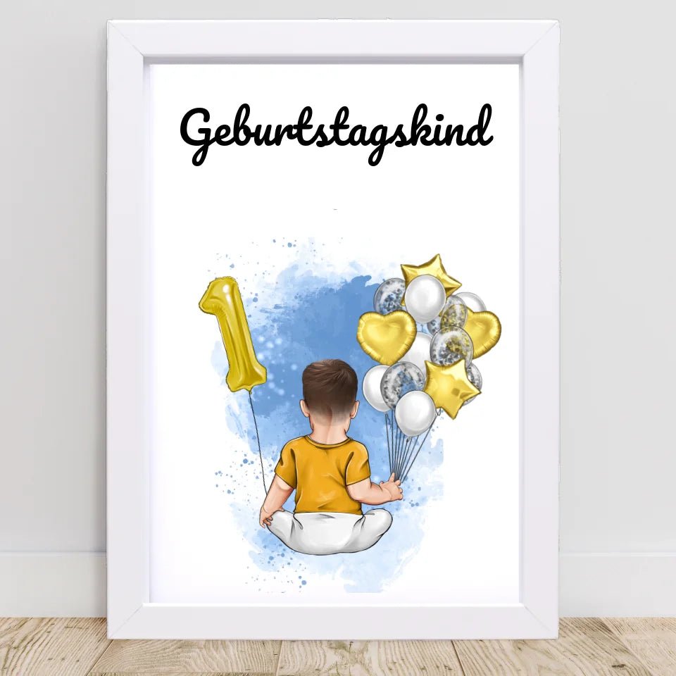 Poster Geschenk 1. Geburtstag für Junge - Cantty