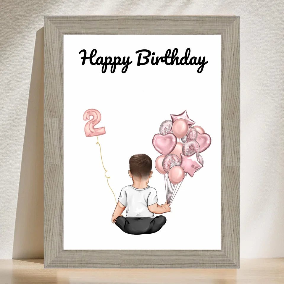 2. Geburtstag Geschenk Poster für Jungen - Cantty