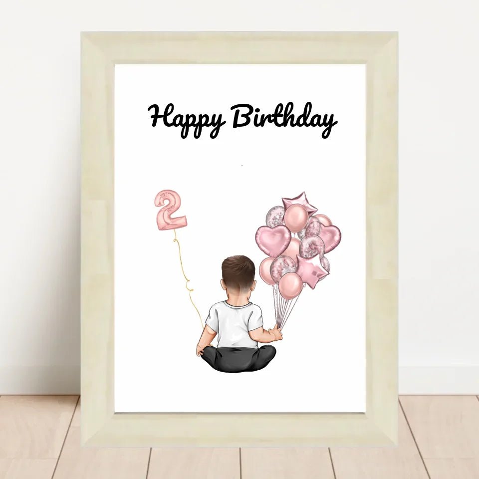 2. Geburtstag Geschenk Poster für Jungen - Cantty