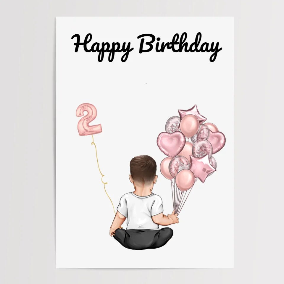 2. Geburtstag Geschenk Poster für Jungen - Cantty
