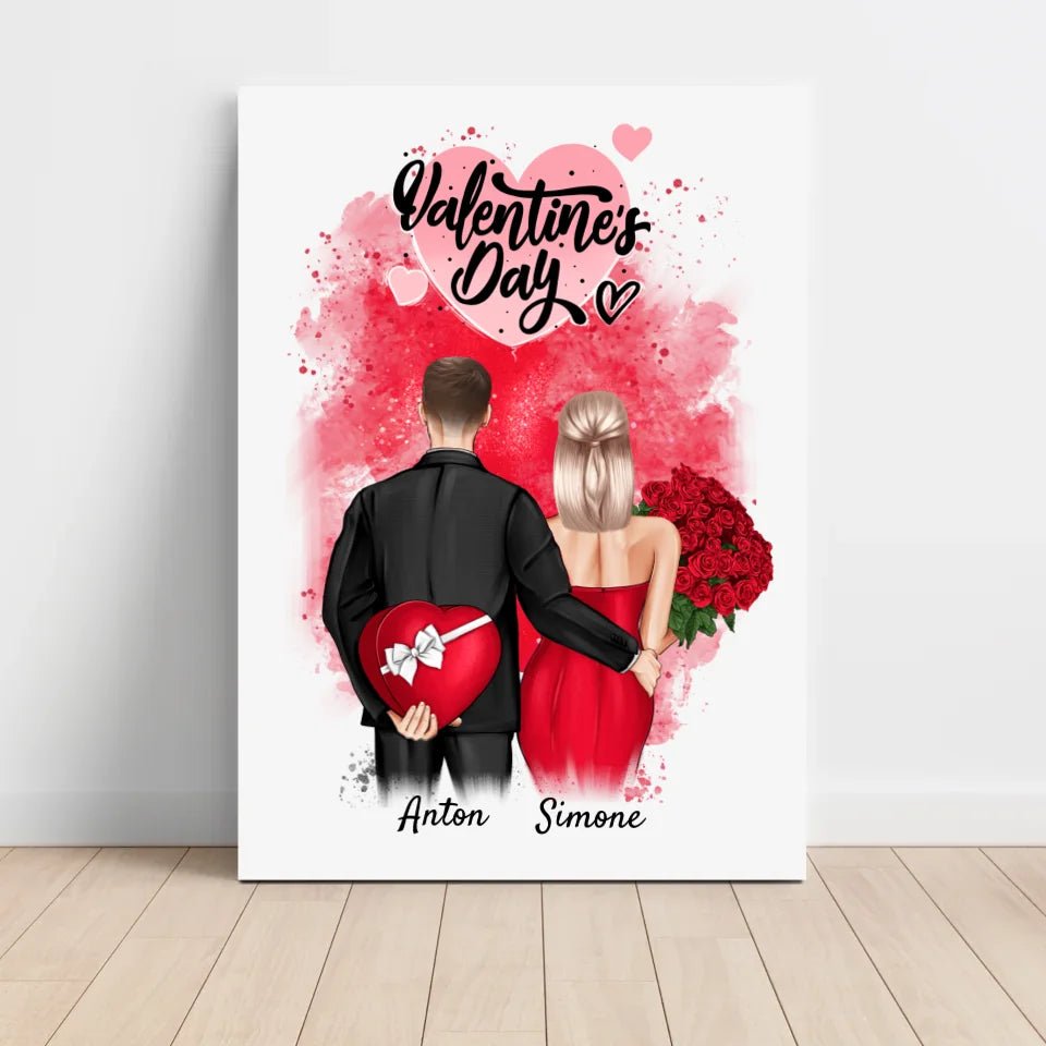 Valentinstag Bild Geschenk personalisiert - Cantty