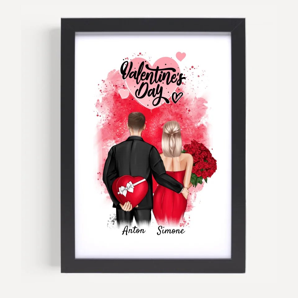 Valentinstag Bild Geschenk personalisiert - Cantty