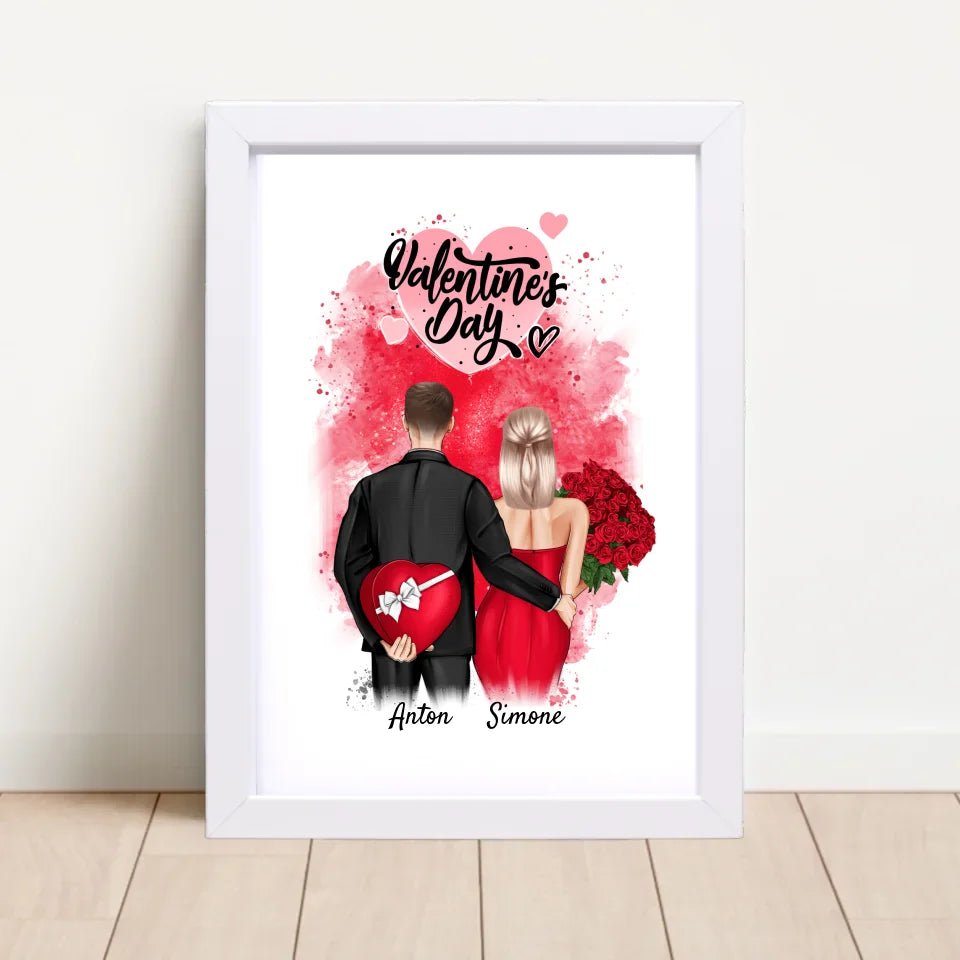 Valentinstag Bild Geschenk personalisiert - Cantty