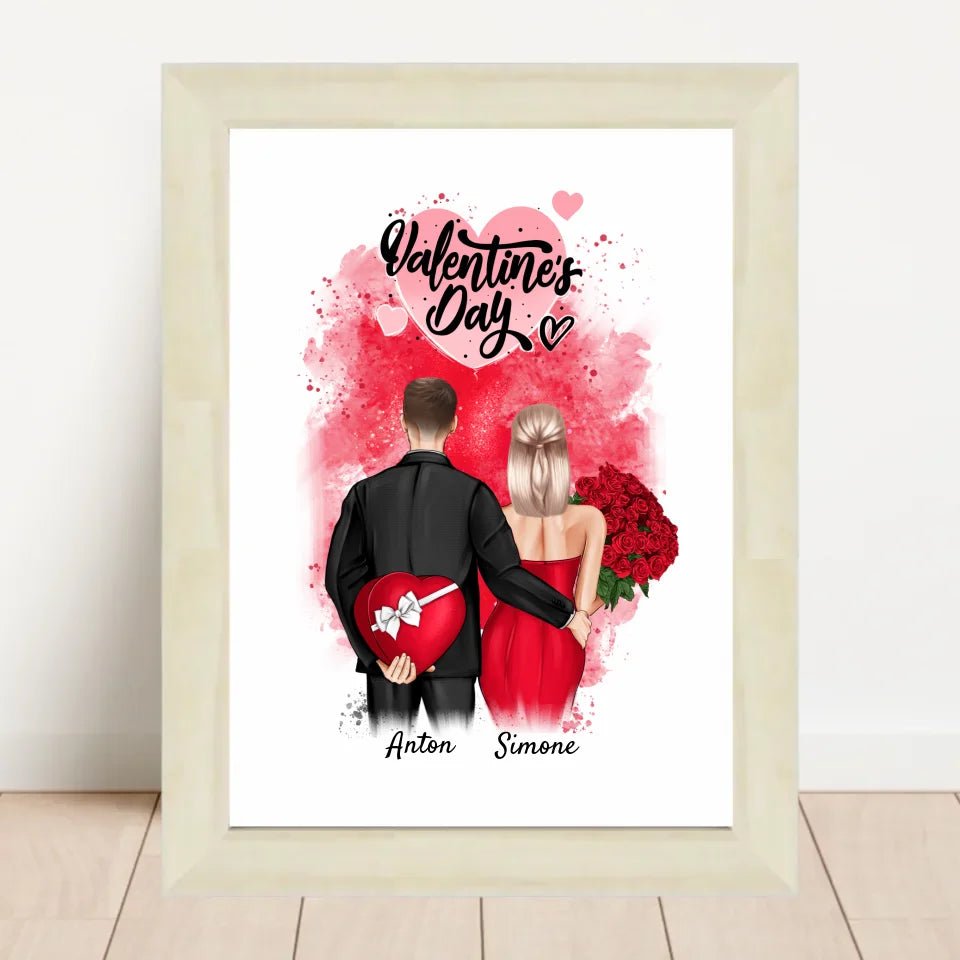 Valentinstag Bild Geschenk personalisiert - Cantty