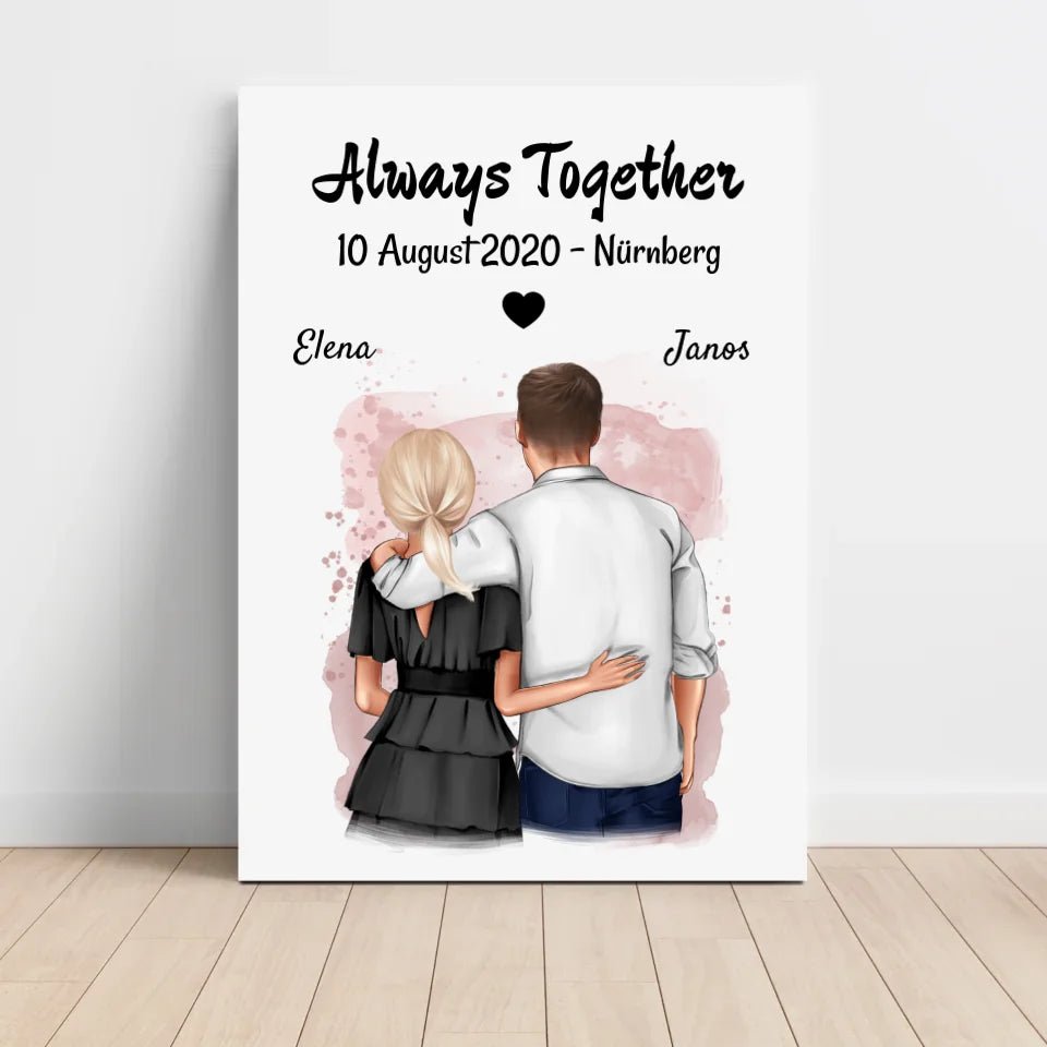 Last Minute Hochzeitstag Poster Geschenk personalisiert - Cantty