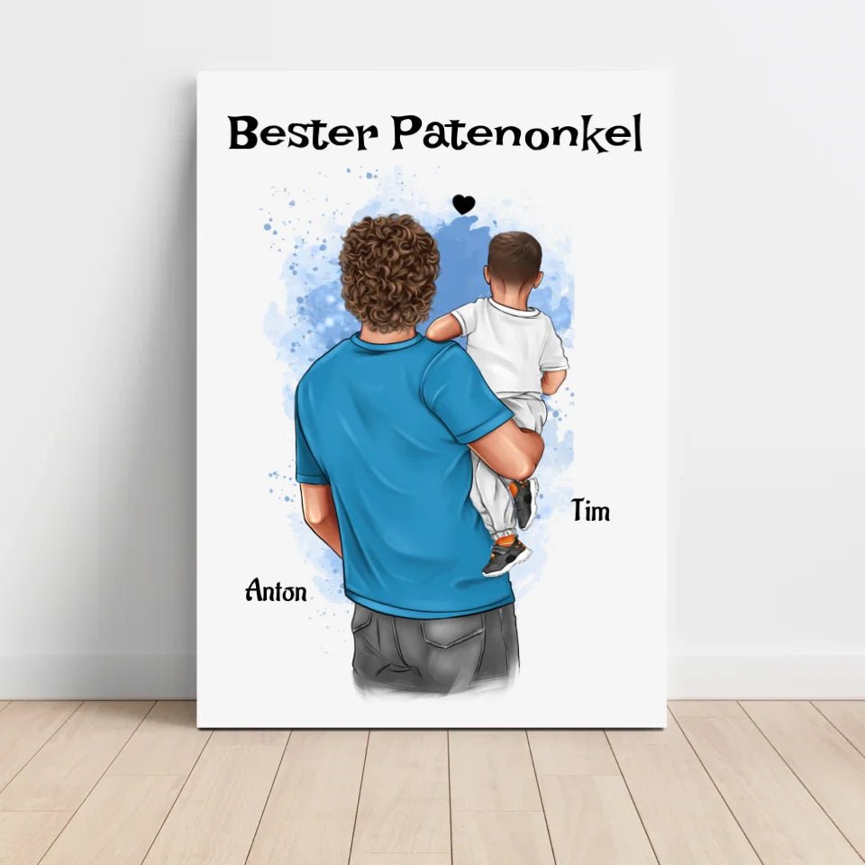 Patenonkel Bild Geschenk personalisiert - Cantty