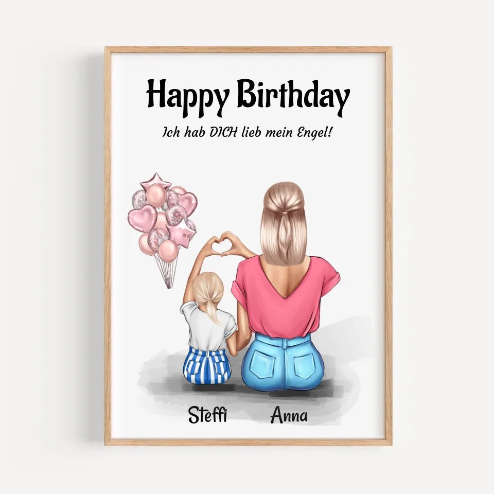 Patenkind Mädchen Geburtstag Geschenk Bild von Patentante personalisiert - Cantty