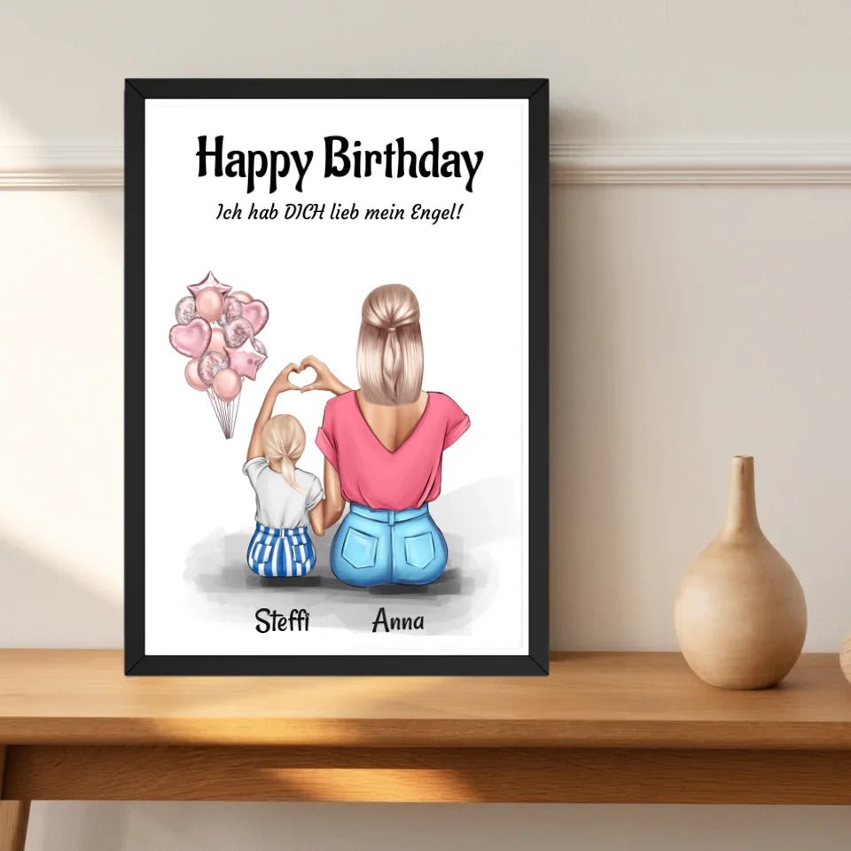 Patenkind Mädchen Geburtstag Geschenk Bild von Patentante personalisiert - Cantty