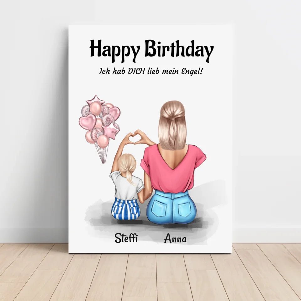 Patenkind MĂ€dchen Geburtstag Geschenk Bild von Patentante personalisiert - Cantty