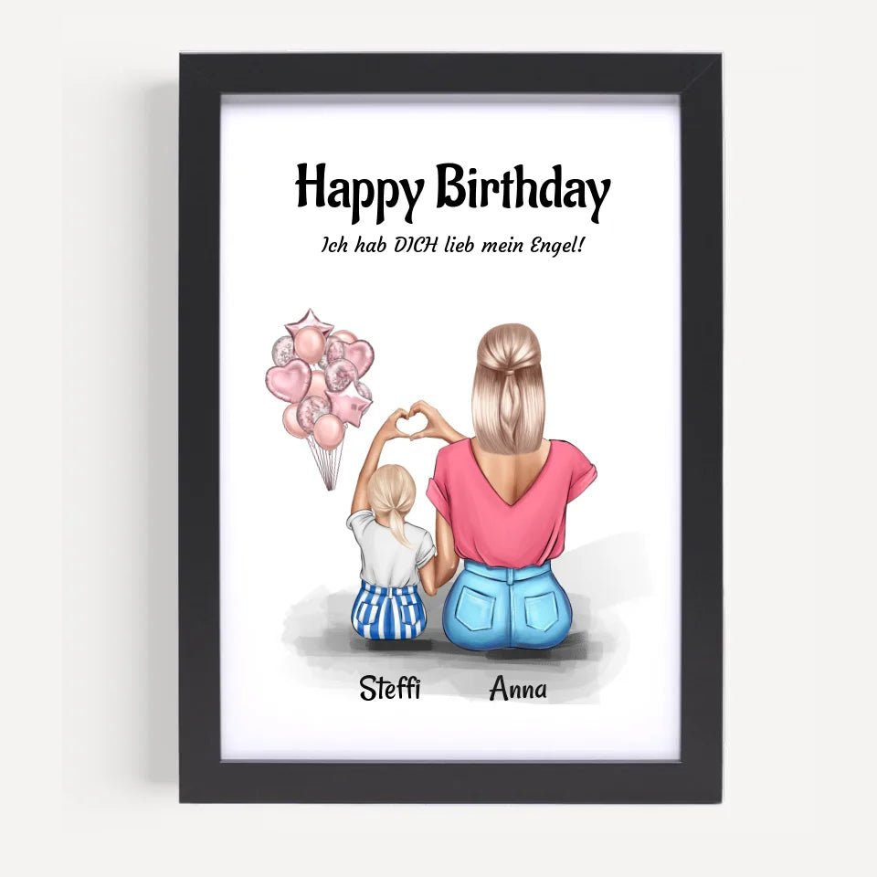 Patenkind MĂ€dchen Geburtstag Geschenk Bild von Patentante personalisiert - Cantty
