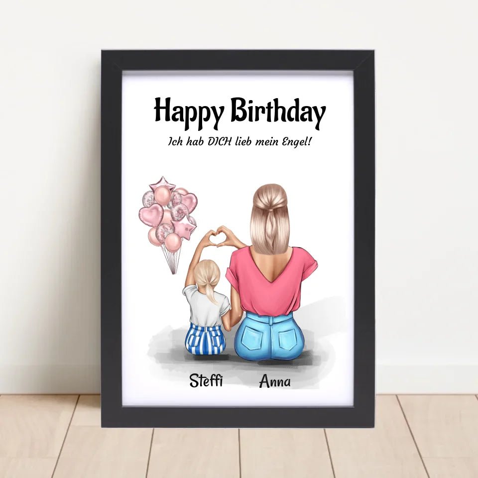 Patenkind MĂ€dchen Geburtstag Geschenk Bild von Patentante personalisiert - Cantty