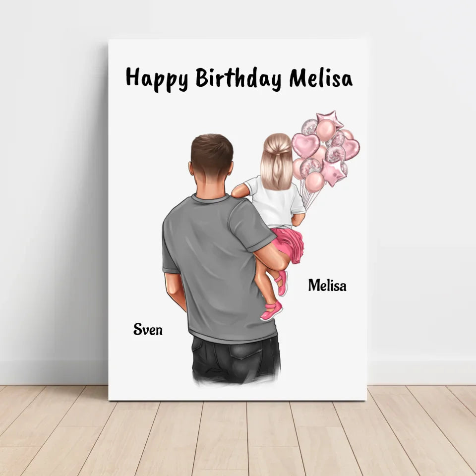 Mädchen Geburtstag Patenkind Bild Geschenk von Patenonkel - Cantty