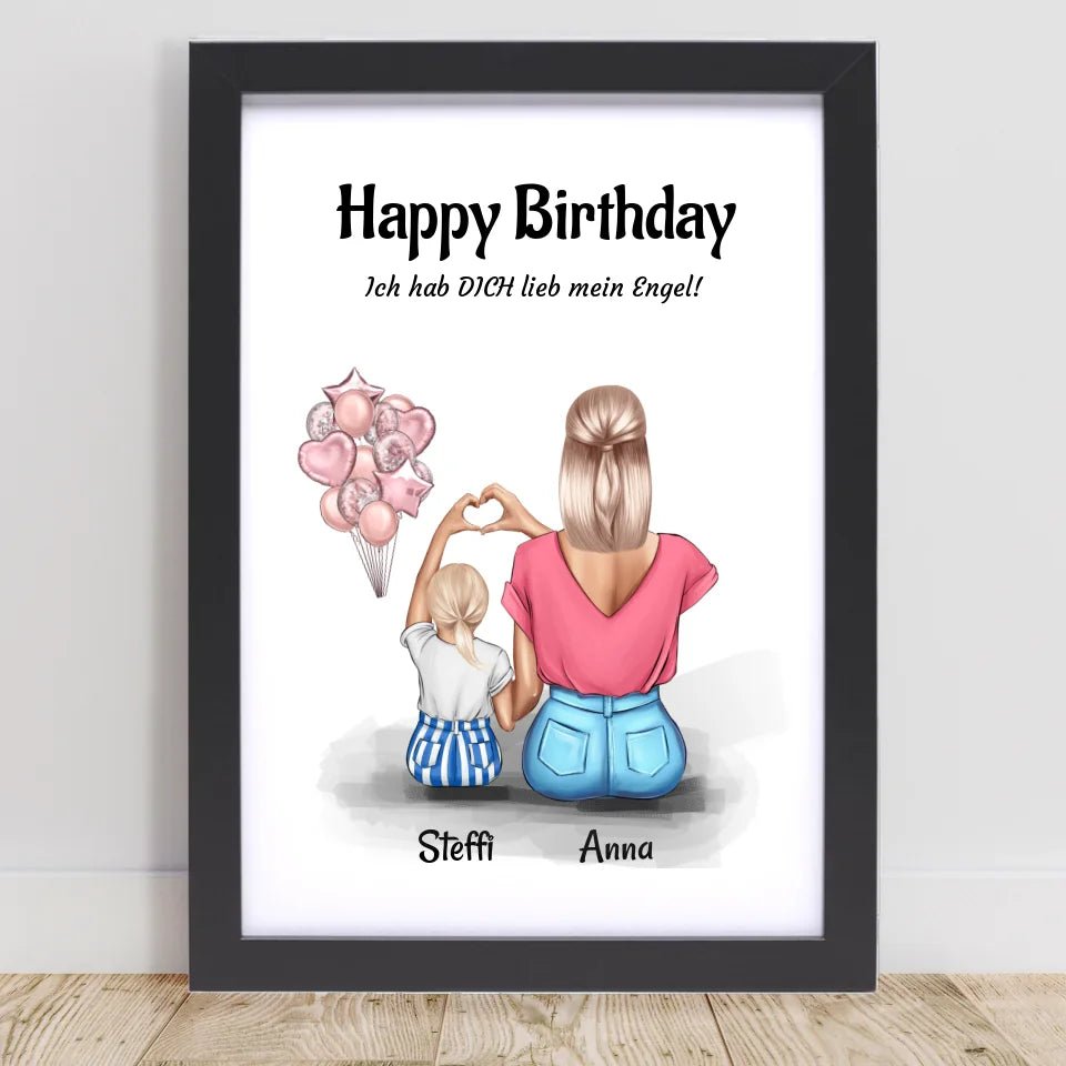 Patenkind MĂ€dchen Geburtstag Geschenk Bild von Patentante personalisiert - Cantty