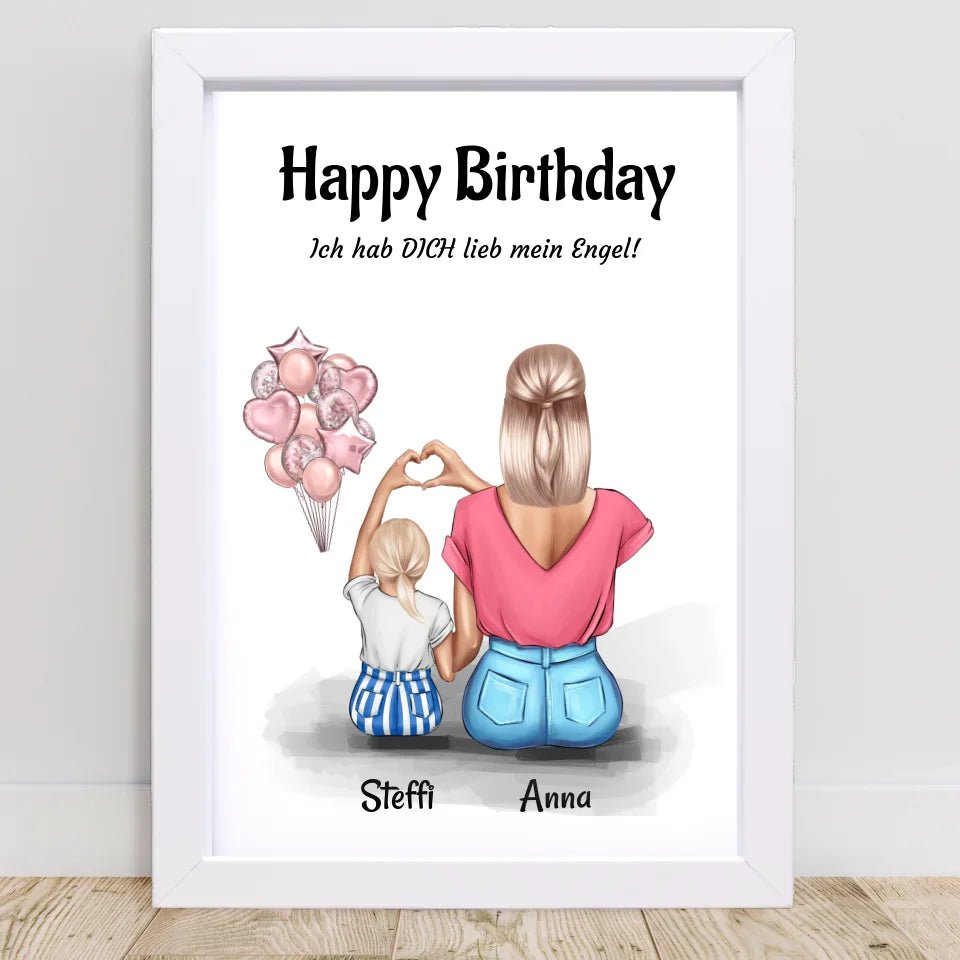 Patenkind MĂ€dchen Geburtstag Geschenk Bild von Patentante personalisiert - Cantty