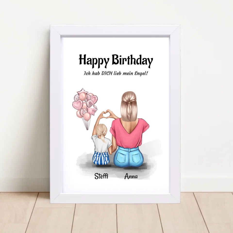 Patenkind MĂ€dchen Geburtstag Geschenk Bild von Patentante personalisiert - Cantty