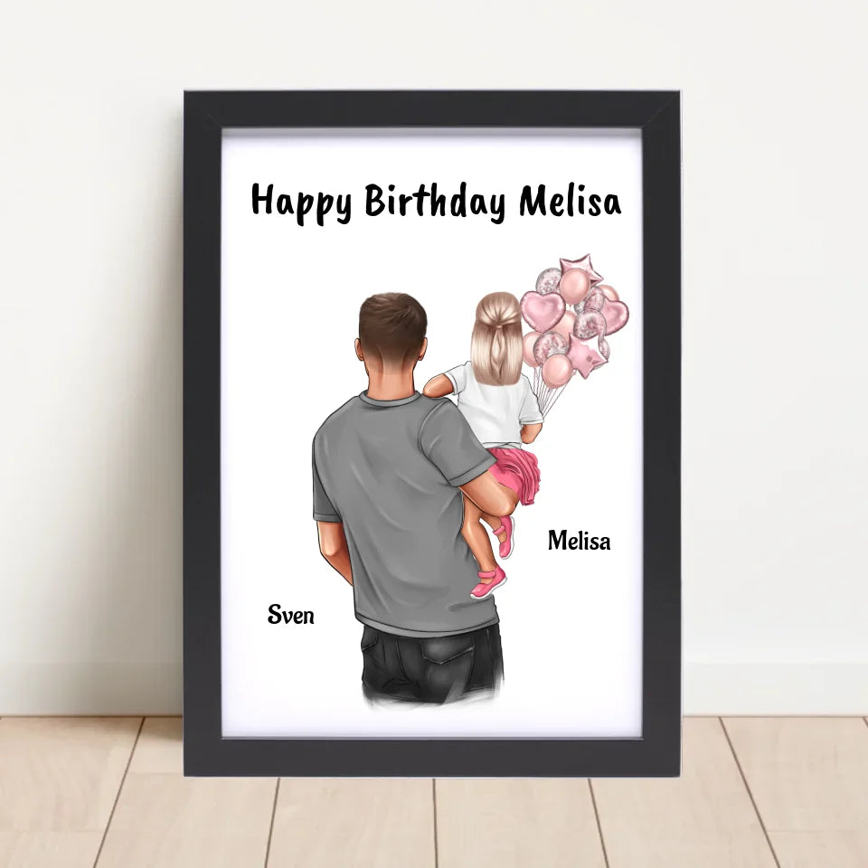 Mädchen Geburtstag Patenkind Bild Geschenk von Patenonkel - Cantty