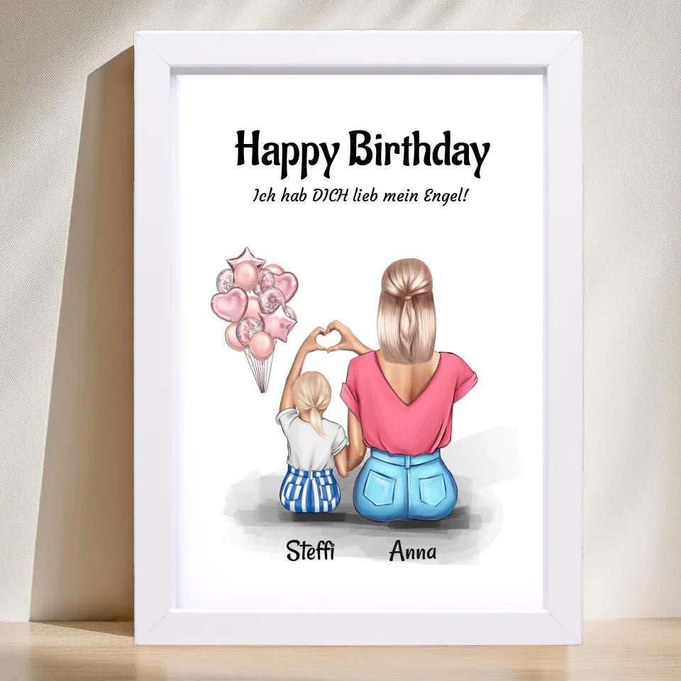 Patenkind MĂ€dchen Geburtstag Geschenk Bild von Patentante personalisiert - Cantty