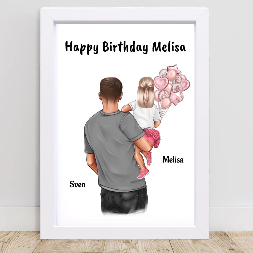 Mädchen Geburtstag Patenkind Bild Geschenk von Patenonkel - Cantty