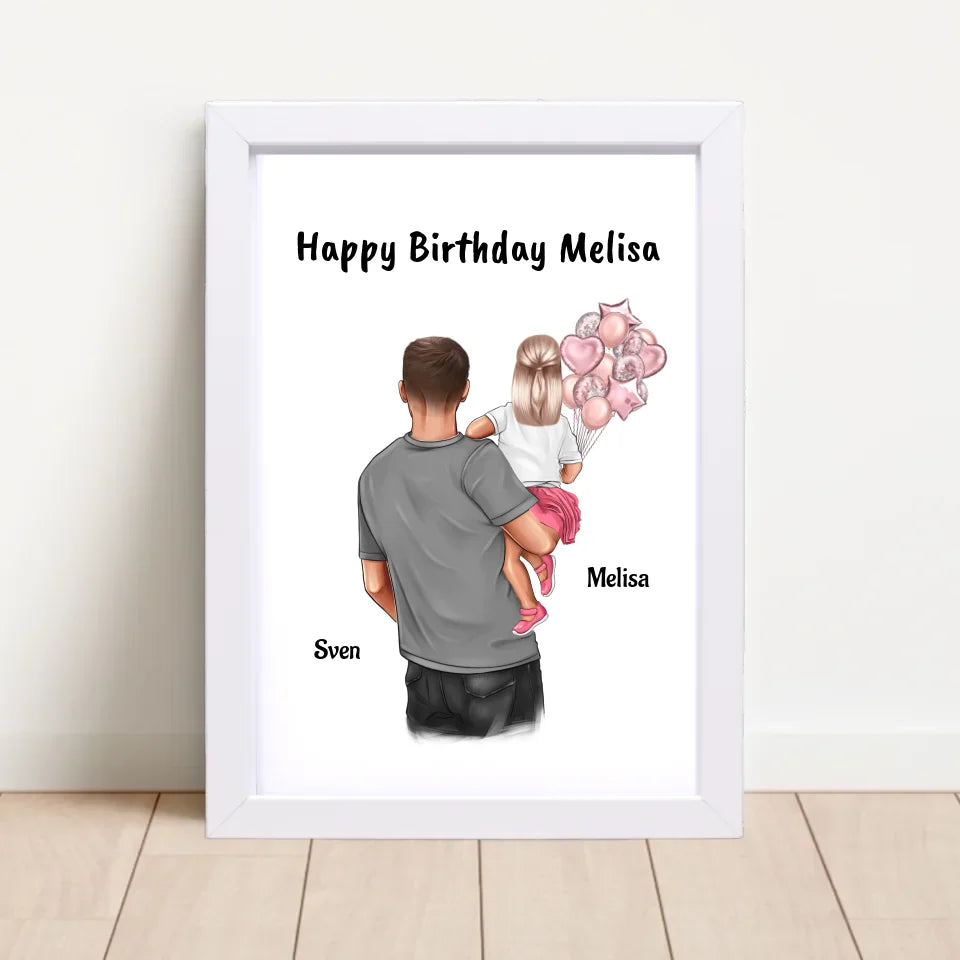 Mädchen Geburtstag Patenkind Bild Geschenk von Patenonkel - Cantty