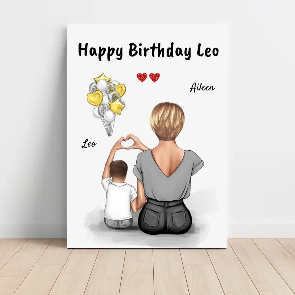 Kleiner Sohn Bild Geburtstagsgeschenk von Mama - Cantty