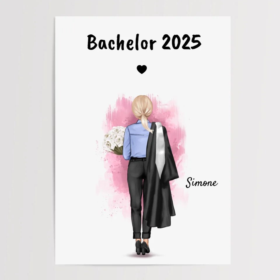 Bachelor Bild personalisiert Mädchen - Cantty