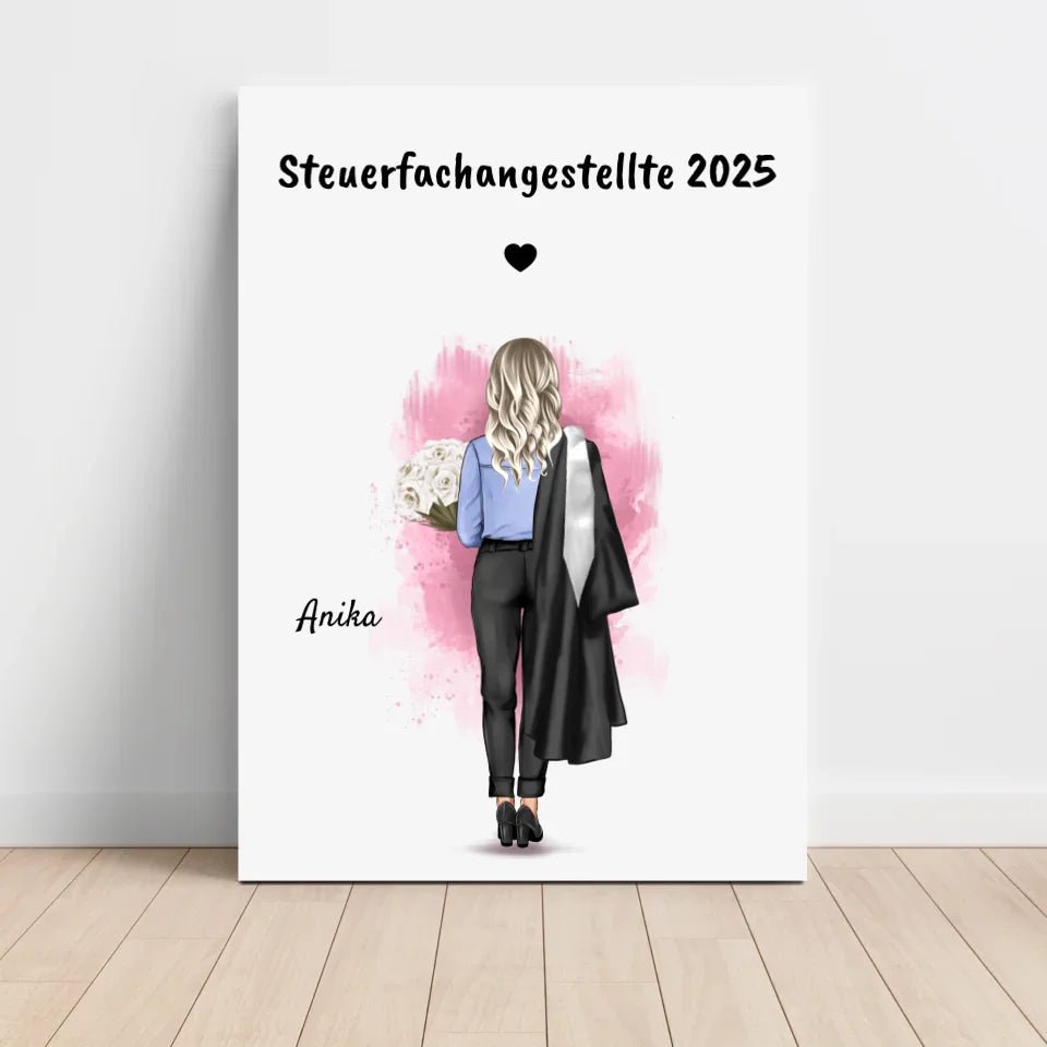 Ausbildung Mädchen Abschlussgeschenk Bild - Cantty