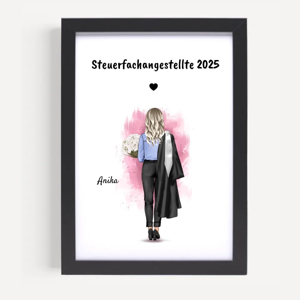 Ausbildung Mädchen Abschlussgeschenk Bild - Cantty